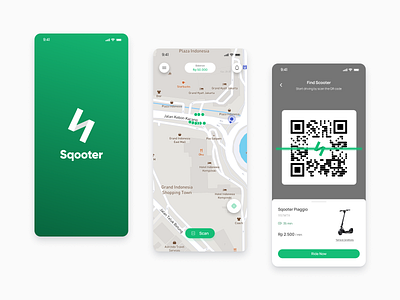 UI / UX Scooter Rent App