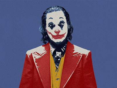 Joker - Joaquin Phoenix joaquin phoenix joker movie manish mansinh pop art popart portrait portrait art portrait illustration portrait painting portraits