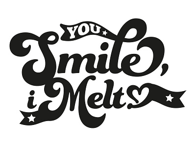 You Smile I Melt card day valentines