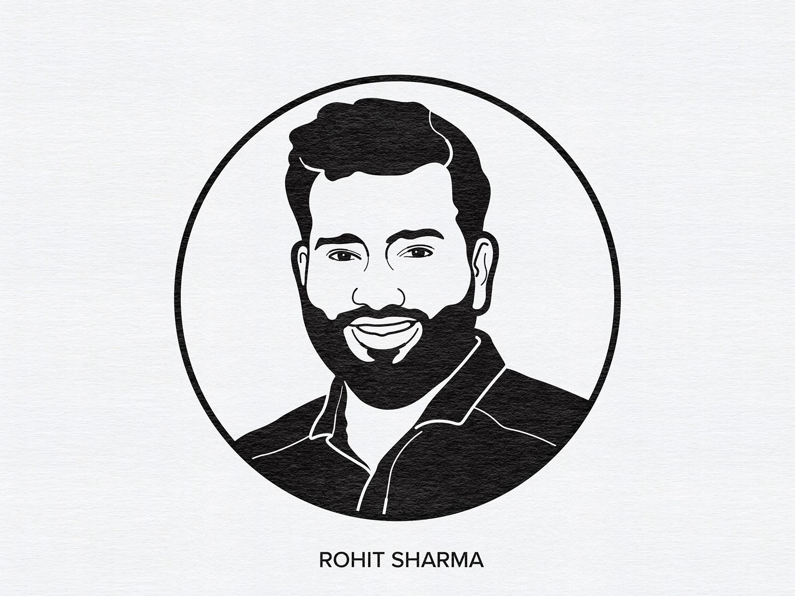 Rohit Sharma's Sketch By His Fan Receives Immense Appreciation