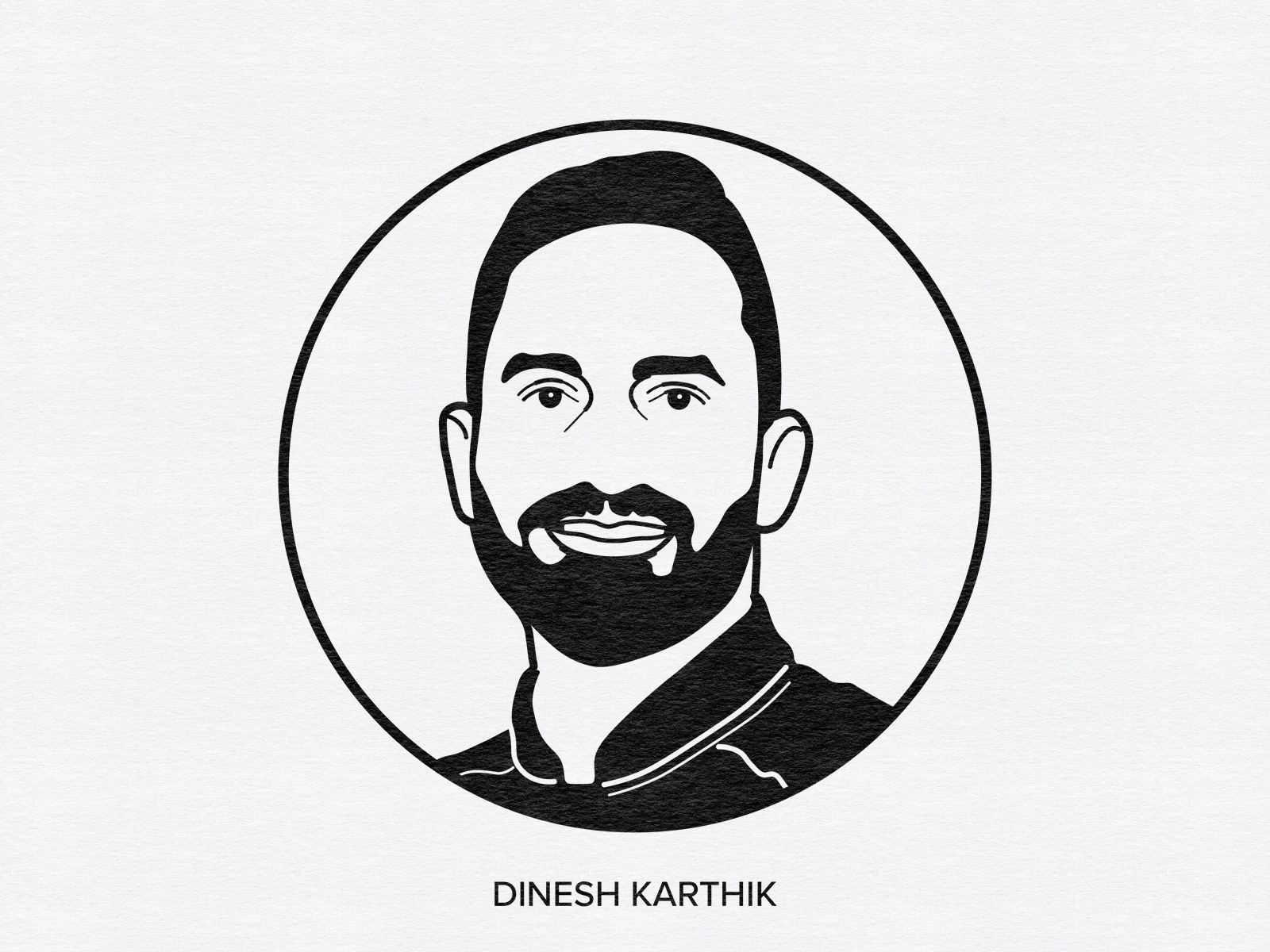 Dinesh Karthik by manish mansinh on Dribbble 