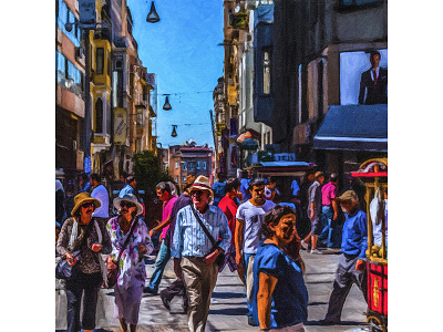 Istanbul Travel Diary 02 art prints illustration painting photo to art travel