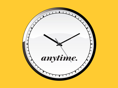 Anytime concept cool creative design digital art home decor idea product design watch yellow