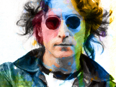 john lennon abstract digital drawing fine art graphic design illustration mixed media painting photo manipulation