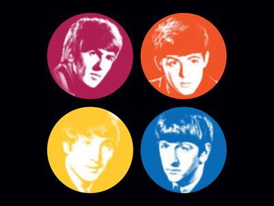 the beatles art digital drawing illustration illustrator movies music painting pastels portrait poster print quote retro wallpaper