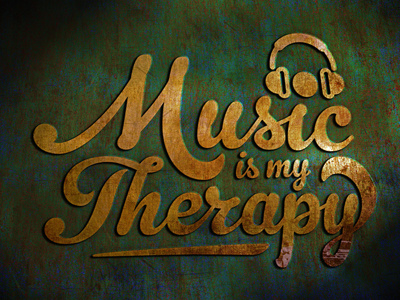 music is my therapy quotes typo typography word wordism words