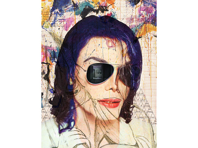 michael jackson art digital drawing illustration illustrator movies music painting pastels portrait poster print quote retro wallpaper