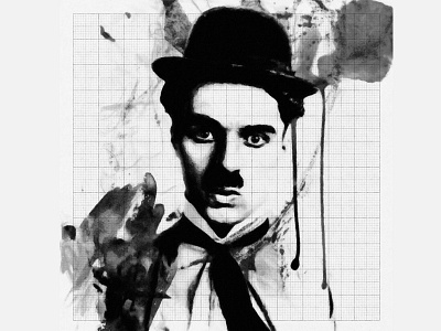 charlie chaplin art fine art illustration poster