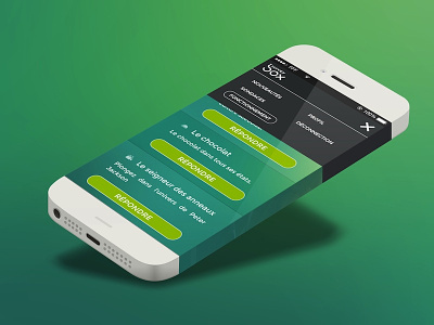 Survey Box - Mobile UX front green mobile survey uiux uxdesign webdesign