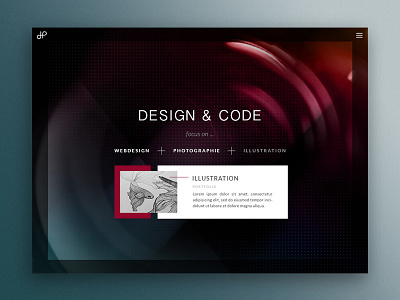 Sneak Peek Personal Website art colorful creative design illustration photography psd rennes ui ux webdesign website