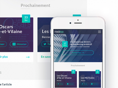 Mobile website design mobile redesign rennes responsive ui uikit ux webdesign