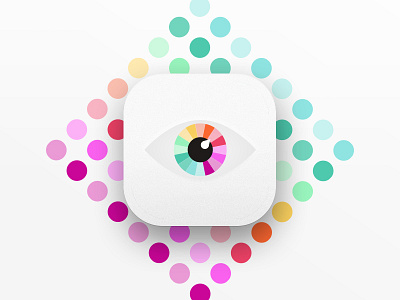 Color Research brand colorful colors eye icon interactive light process rainbow ui watch webdesign