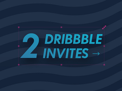 2 Invites ! community designer dribbble hiring invitation invite
