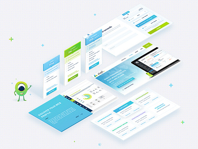 Redesign | mockup branding illustration ux landing luxembourg mockup redesign startup ui ux design webdesign website