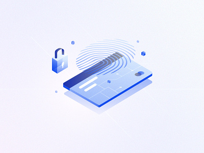 Cryptocurrency #1 bitcoin card cryptocurrency data illustration isometric locker money secure