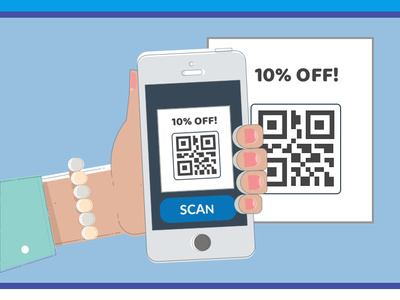 scan coupon mobile ui