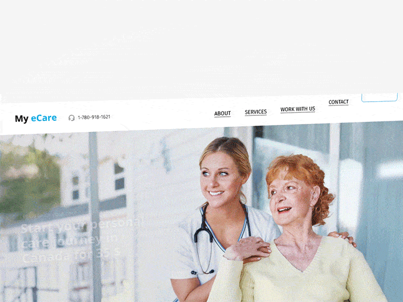 Myecare website health healthcare medicine ui web design website