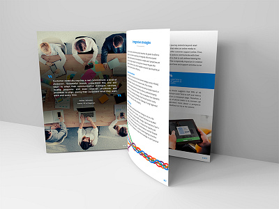 Print: User Guide brochure design guide manual mockup paper print ui user