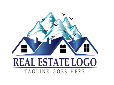 Real estate blue hills logo