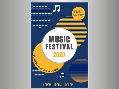 POSTER OF MUSIC branding design