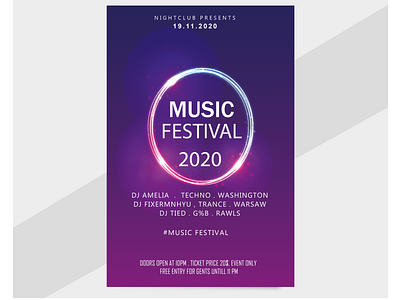 POSTER OF MUSIC branding design