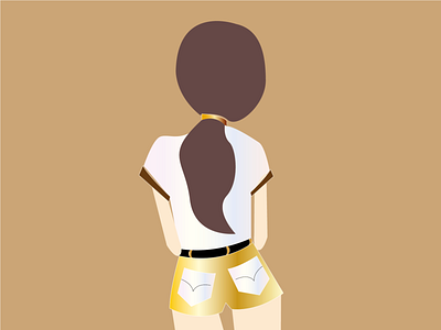 Girl illustration branding illustration illustrator vector