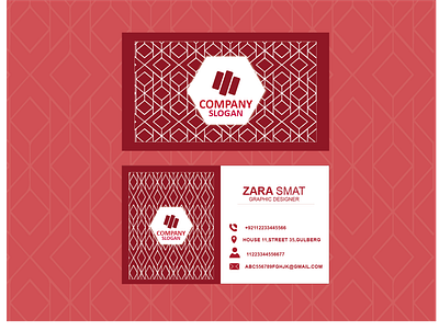 BUSINESS CARD HAVE PATTERNS branding design illustrator stationery design vector