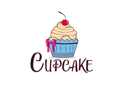 CUPCAKE LOGO branding design illustrator logo logodesign logotype photoshop typeface typography vector