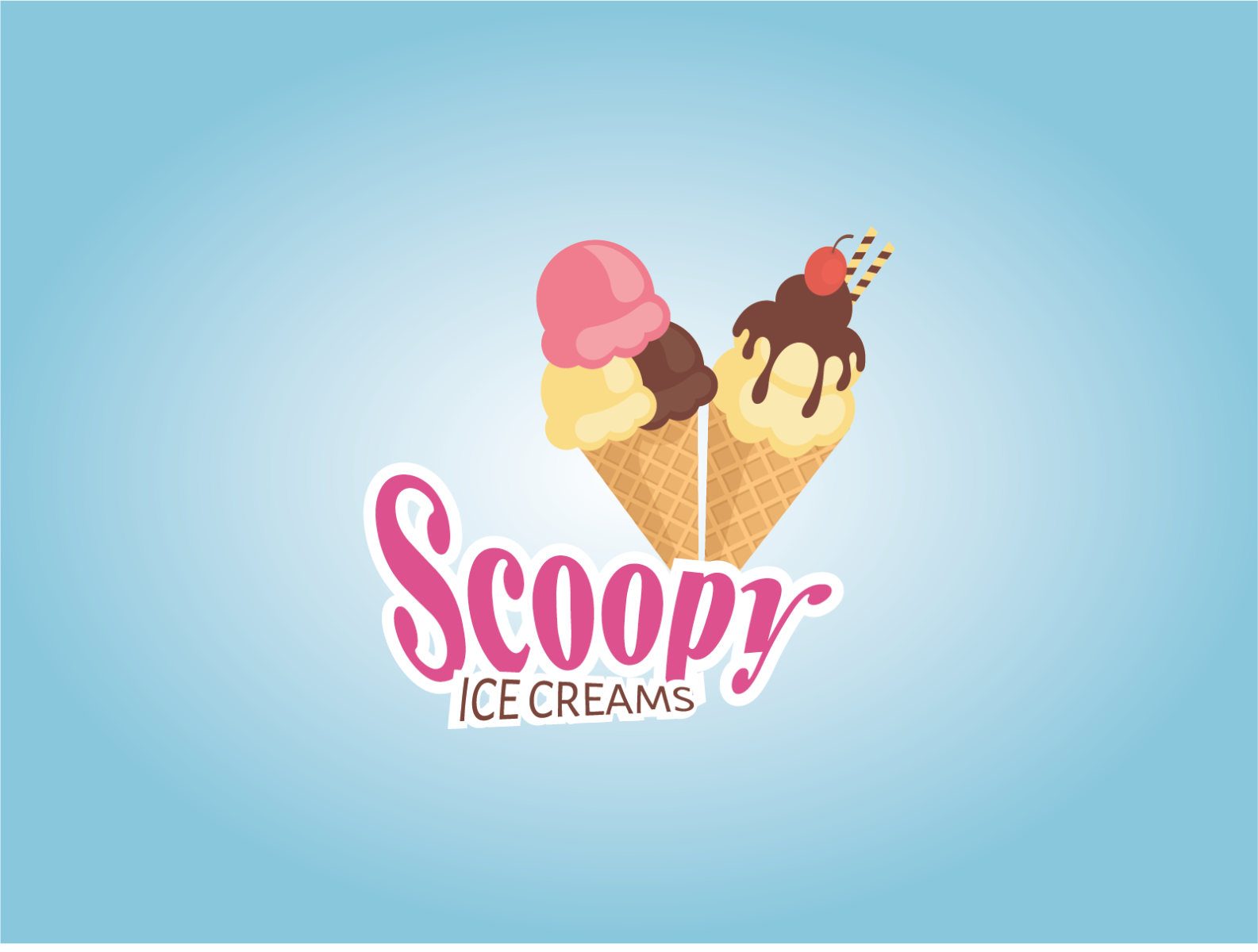 Ice Cream Logo By Zee Studio On Dribbble