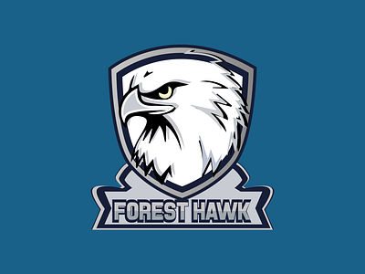 HAWK LOGO BLUE