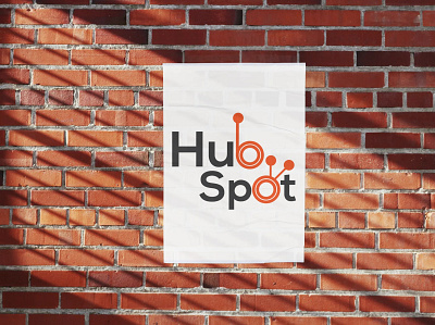 Hub Spot Logo branding design illustrator logo logodesign logotype stationery design vector