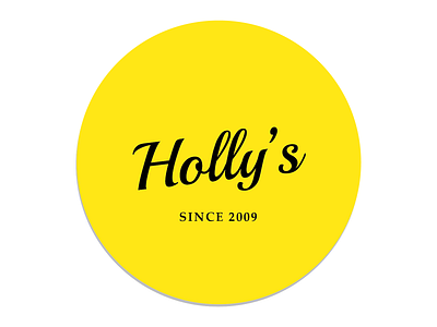 Holly's Logo branding design illustrator logo logodesign logotype stationery design typography vector