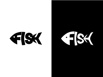 Fish warp logo branding design fish logo illustrator logo text in shape vector warp warp logo warp text