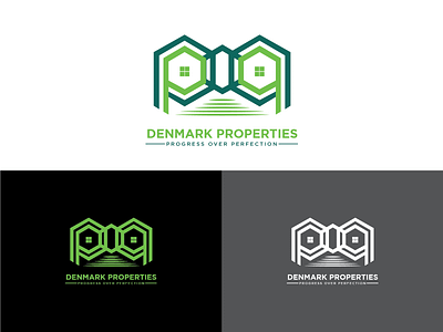 Pop Property Logo abstract property logo branding design illustrator logo logodesign pop property logo vector