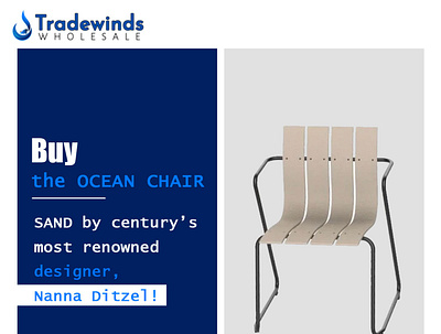 Buy the Ocean Chair furniture furniture store furniture website illustration oceanchair sandchair tradewindswholesale