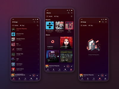 Music Player-App ui