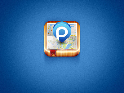 Park Around Pin iOs icon