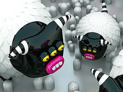 Frogluslumps illustration 3d character creatures illustration monsters