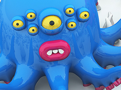 Frogluslumps illustration 3d character creatures illustration monsters