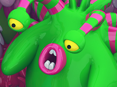 Best Friends 3d character creatures illustration monsters