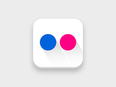 Flickr iOS app inspiration | Icon app flickr icon ios iphone