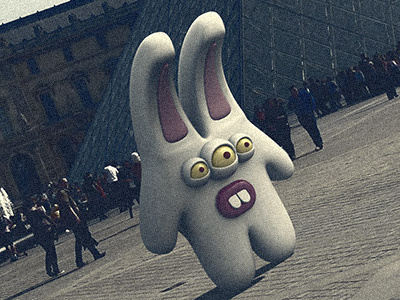 Bunny monster in Paris