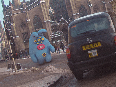 Hey taxi! 3d character creatures edinburgh illustration monsters