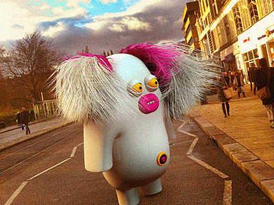 Is this dude a clown? 3d character creatures edinburgh illustration monsters