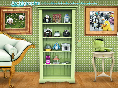 Archigraphs web site 3d archigraphs icons wallpapers