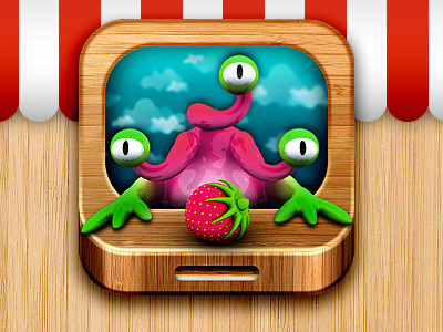 Frogluslumps icon 3d app icon iphone project