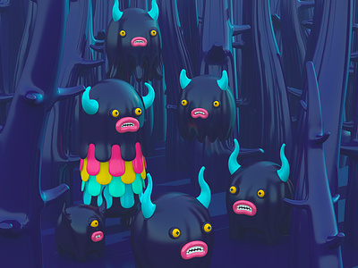 Black Forest 3d character creatures monsters