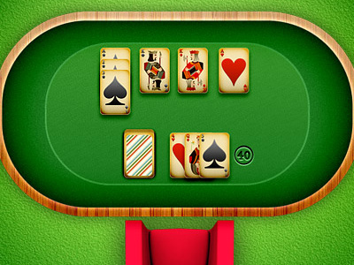 UI iOs card game card deck design game ios ipad iphone solitaire