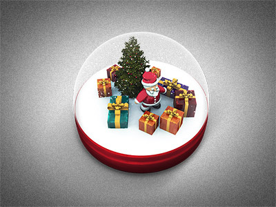 Snow Globe christmas christmas tree icon os presents santa snow snow globe windows