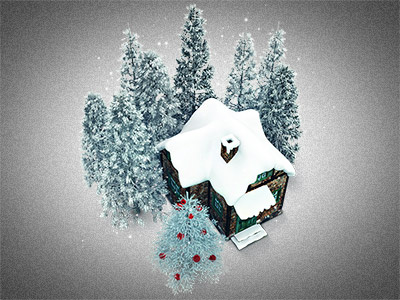 Winter House christmas christmas tree house icon os snow windows